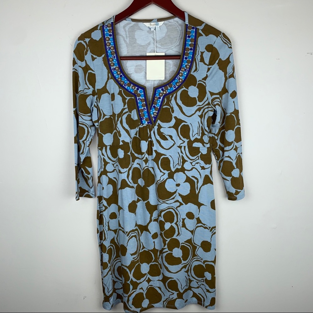 Boden embellished dress with beading